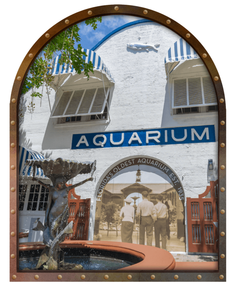 entrance to the key west aquarium in key west