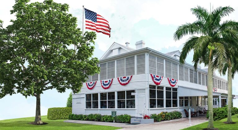 View of Harry S. Truman Little White House in Key West